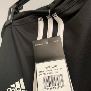 Adidas Girls Calf Length Leggings!